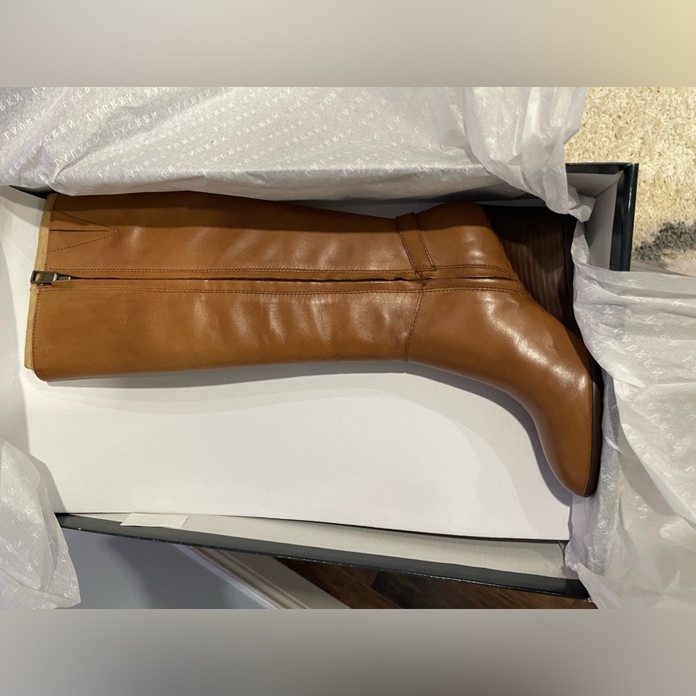 Ralph Lauren wedge leather boots